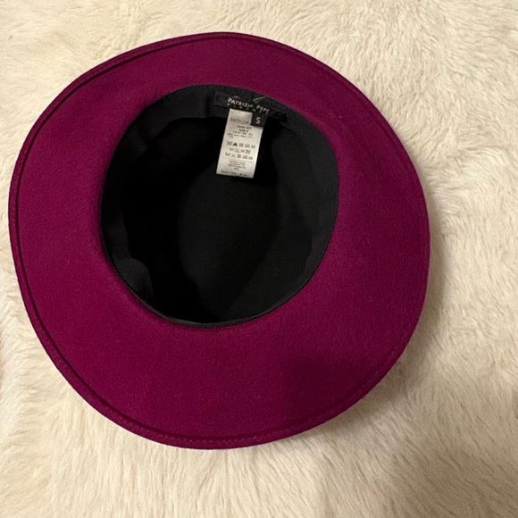 Patrizia Pepe Black and Burgundy Pink Hat main image 6